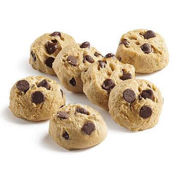 Preformed Frozen Gluten Free Cookie Dough - Chocolate Chip - Two 32 Piece Boxes