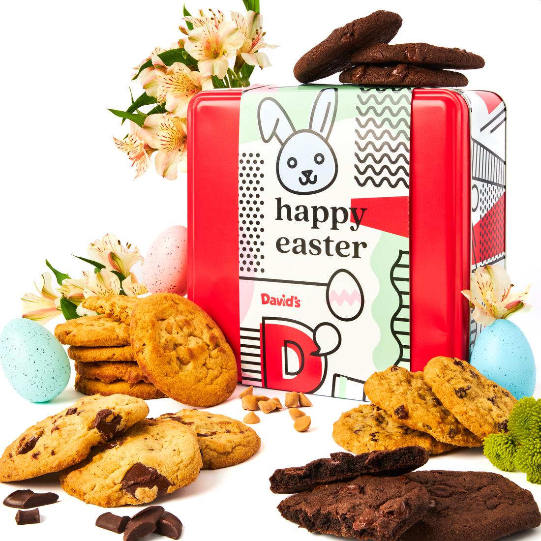 Easter Fresh Baked Assorted Cookies Tin - 1LB