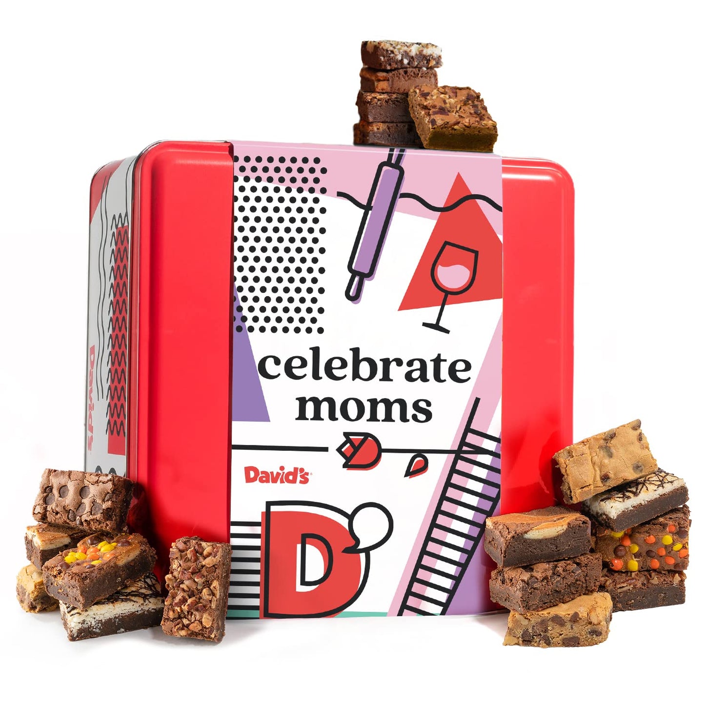 Mother's Day Assorted Brownies Tin