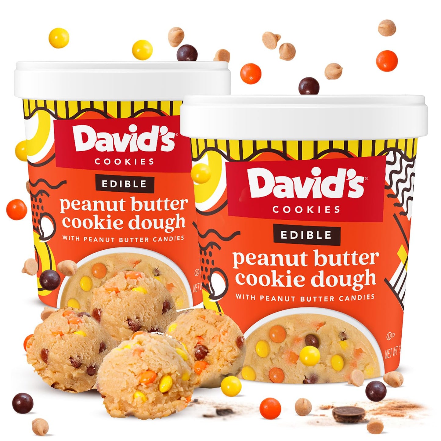 Edible Cookie Dough Tubs