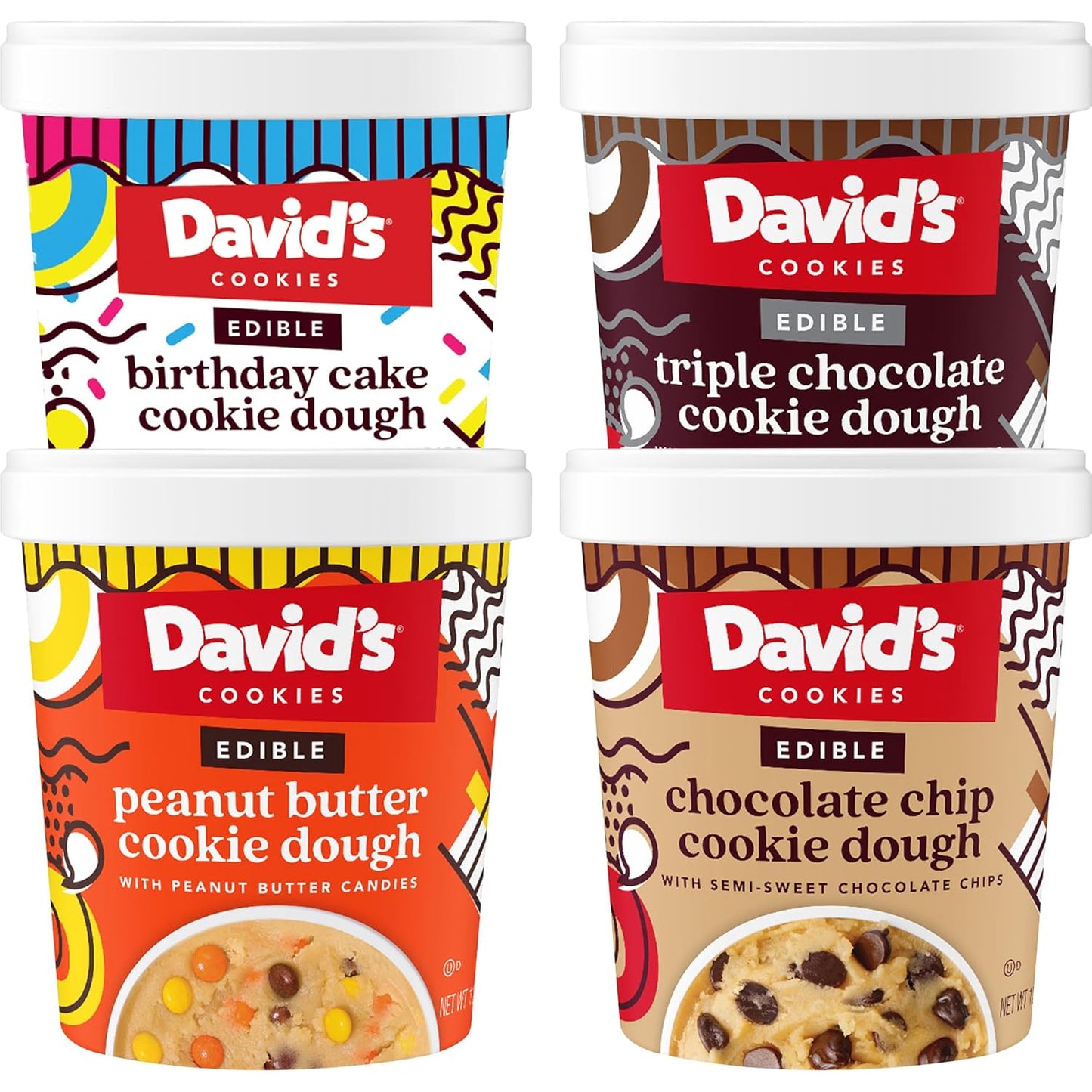 Edible Cookie Dough Tubs