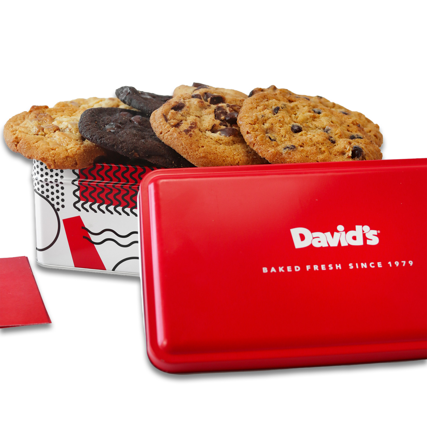 Fresh Baked Assorted Cookies Tin - Sweet Sampler