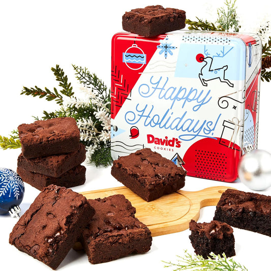 Gluten Free Winter Wonderland Brownies Tin