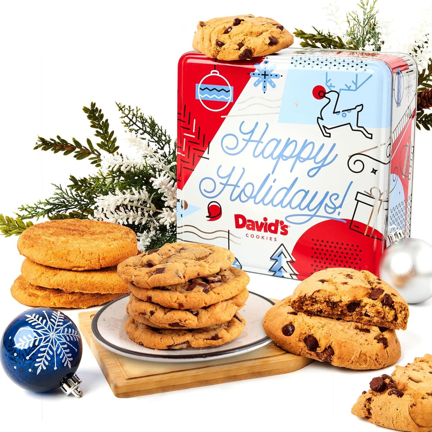 Gluten Free Winter Wonderland Snickerdoodle & Chocolate Chip Cookies