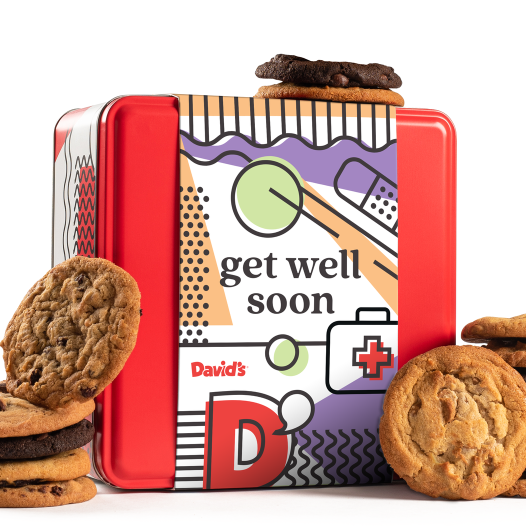 Get Well Fresh Baked Assorted Cookies Tin - 2LB