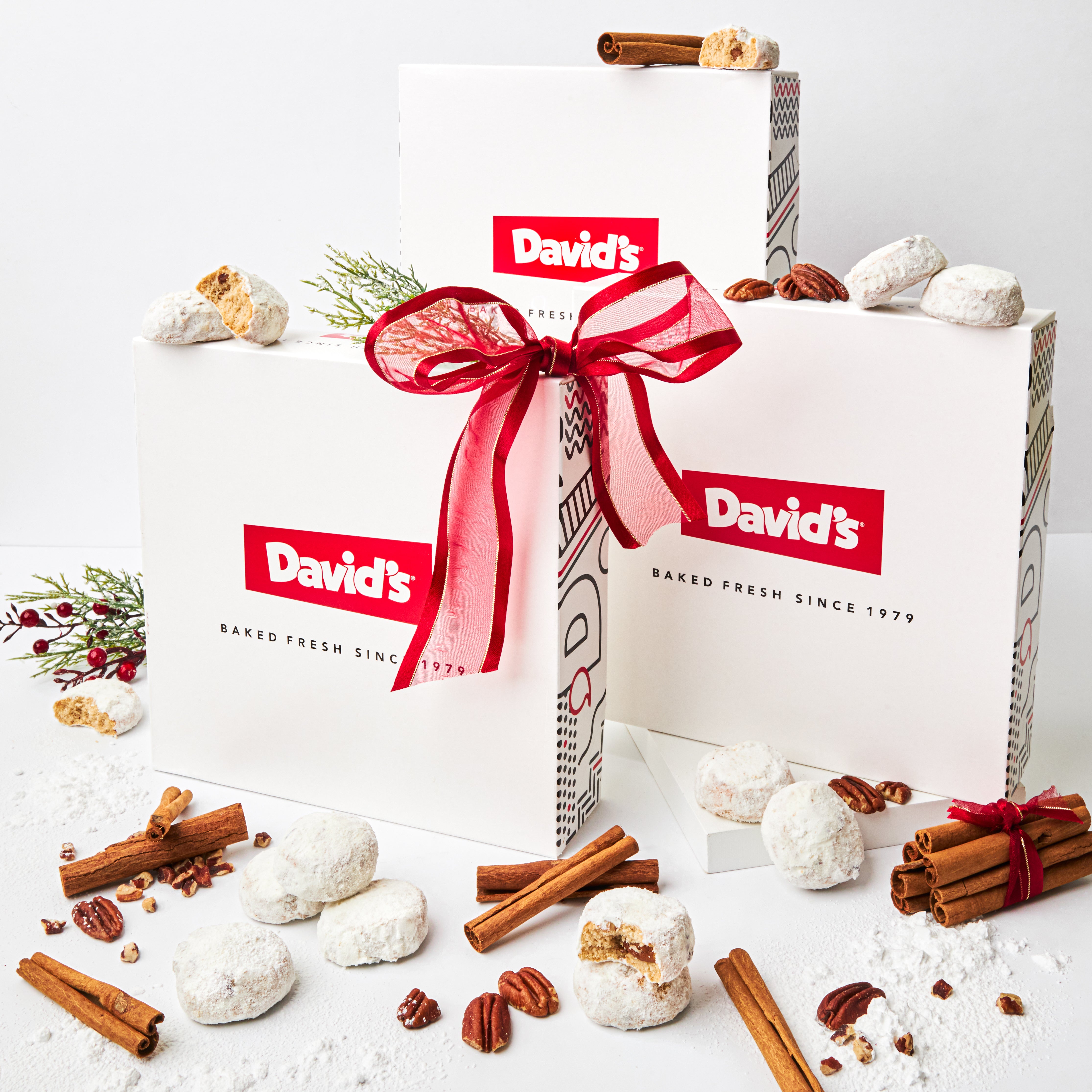 Cinnamon Meltaways - 3 Pack Dessert Boxes – David's Cookies