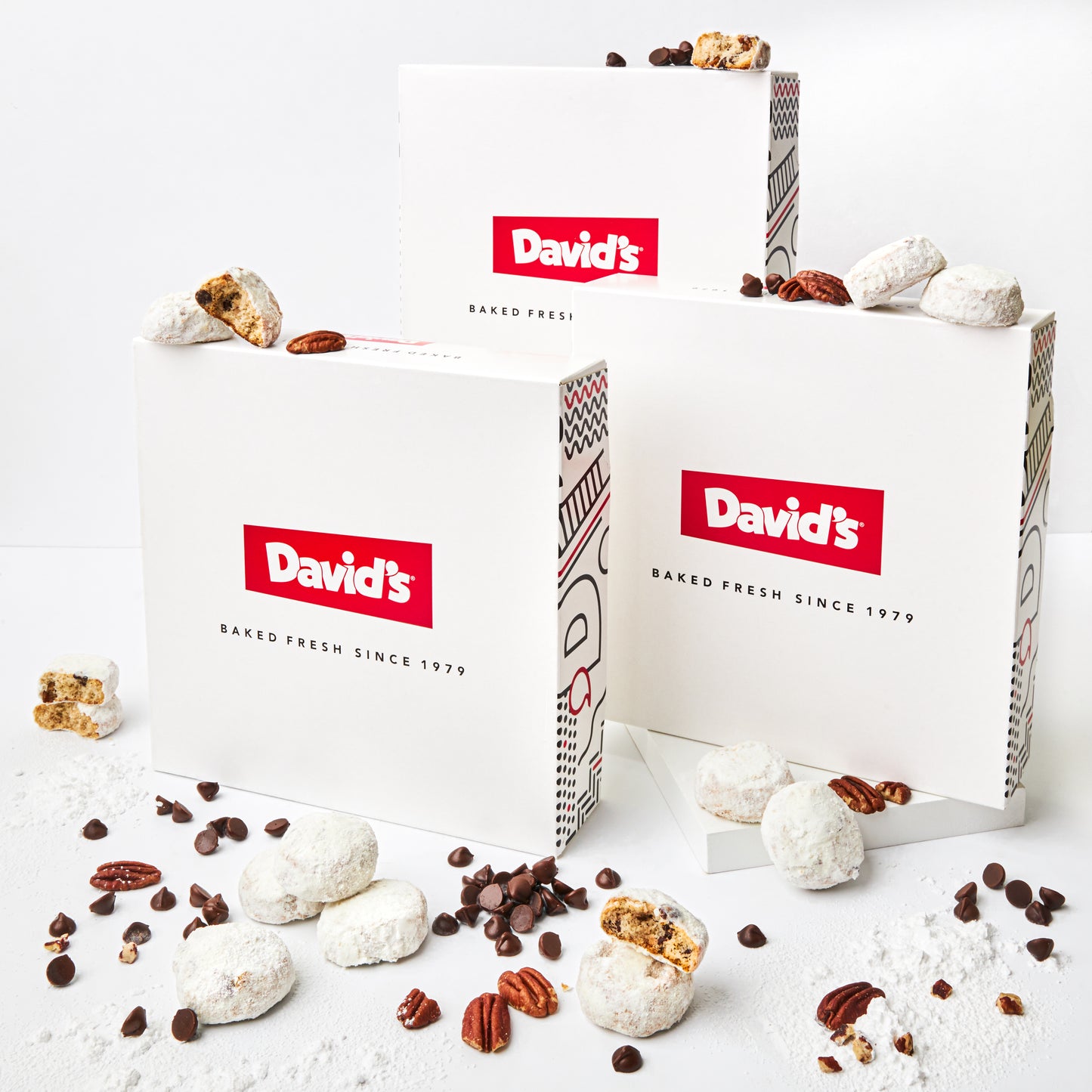 Chocolate Chip Pecan Meltaways - 3 Pack Dessert Boxes