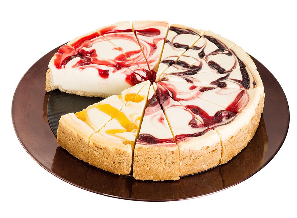 Fruit Cheesecake Sampler - 10"