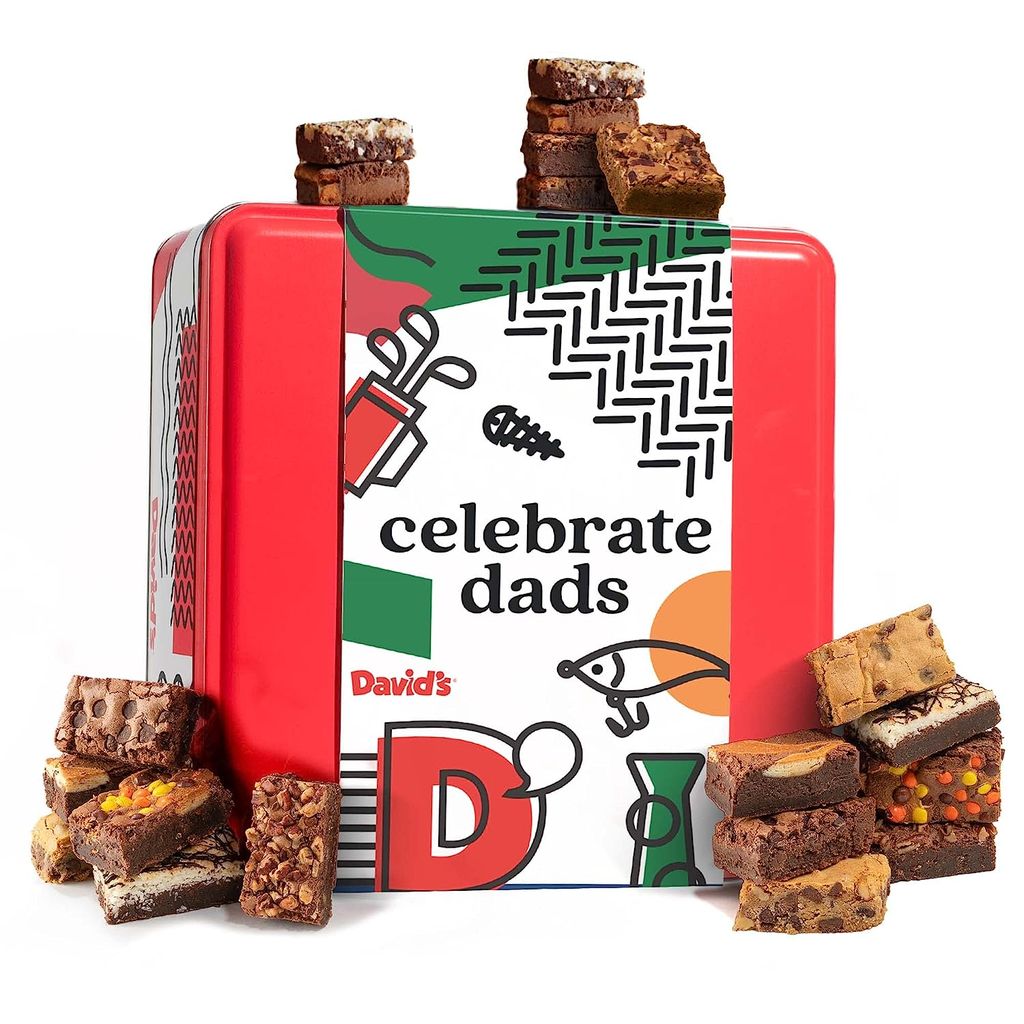 Father's Day Assorted Brownies Tin