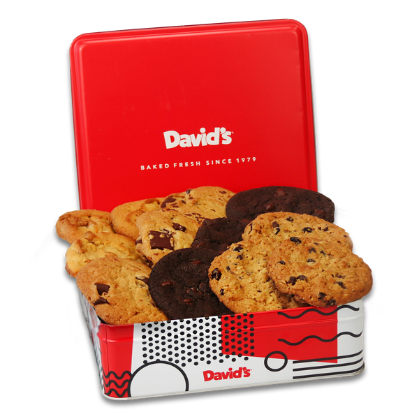 Fresh Baked Assorted Cookies Tin – David's Cookies