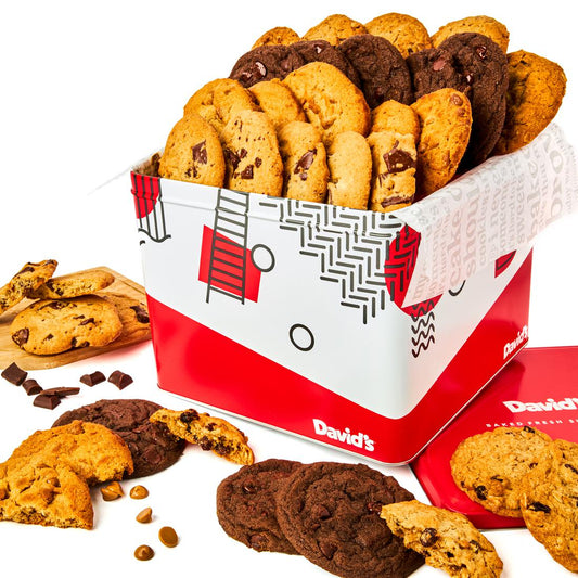 Fresh Baked Assorted Cookies Tin