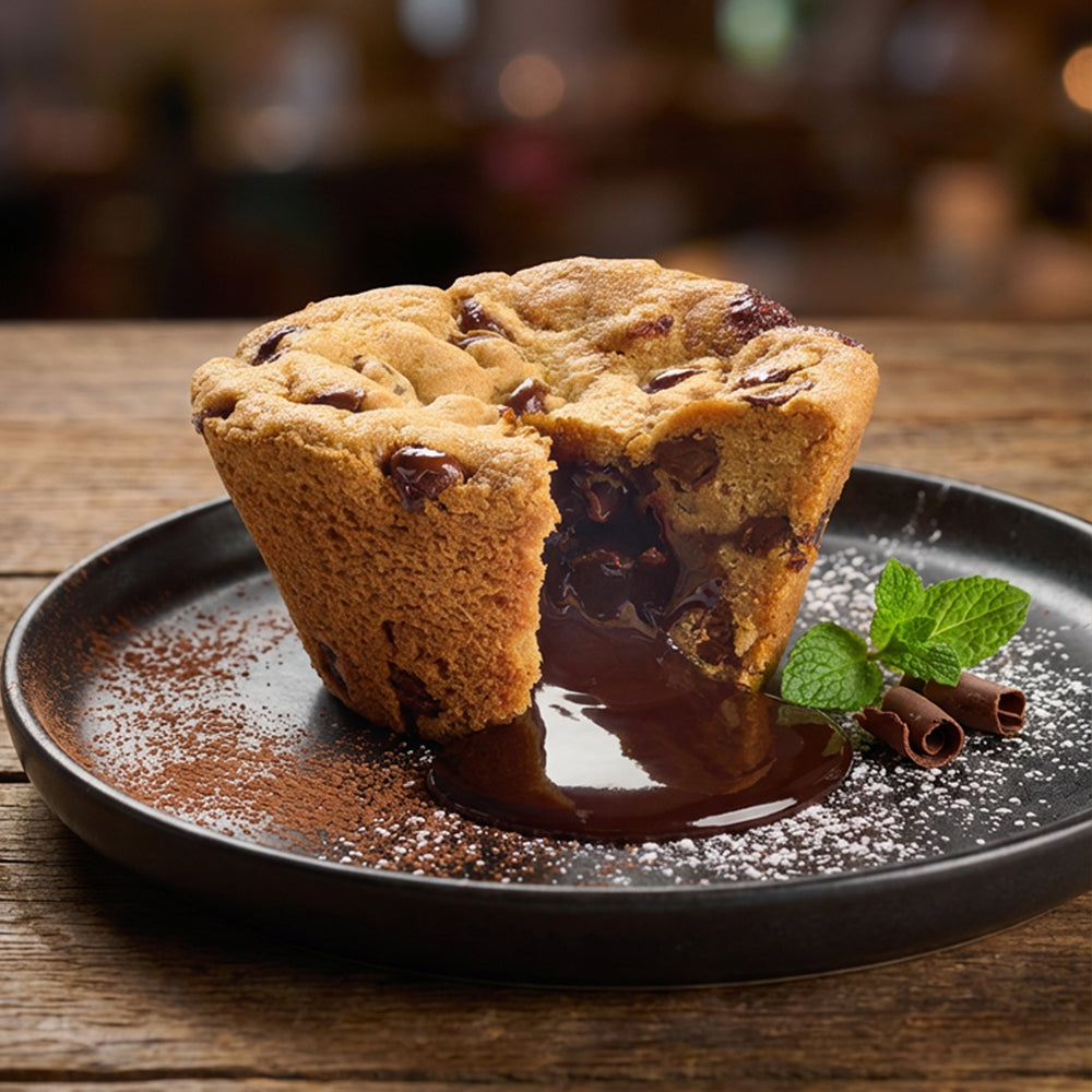 6 Piece Chocolate Chip Cookie Lava Individual Dessert Cakes