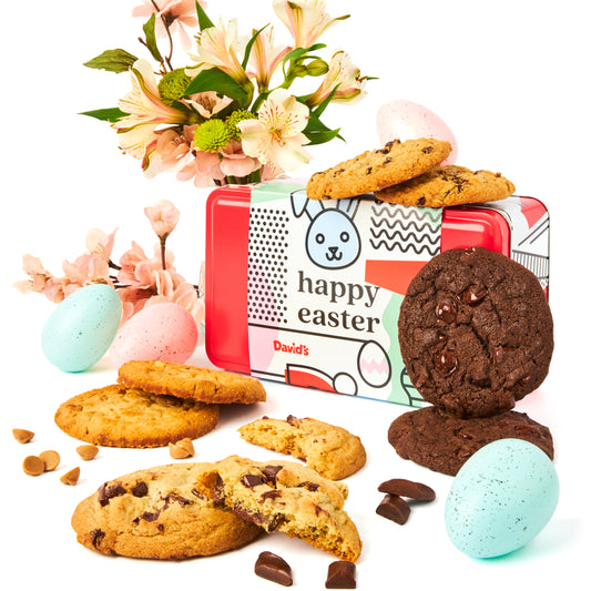 Easter Fresh Baked Assorted Sampler Cookies Tin