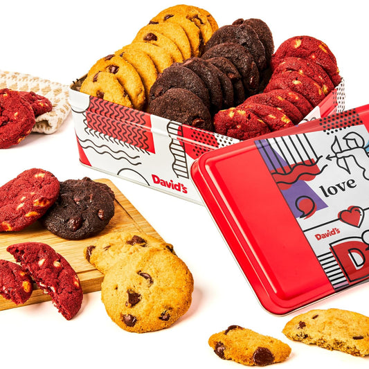 Valentine's Day Mini Bites Sampler Tin (28 Cookies)