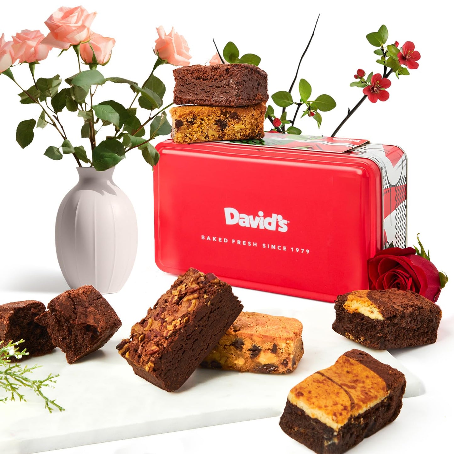 Assorted Brownies in Sampler Tin