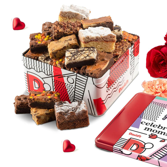Mother's Day Assorted Brownies & Crumb Cake Tin