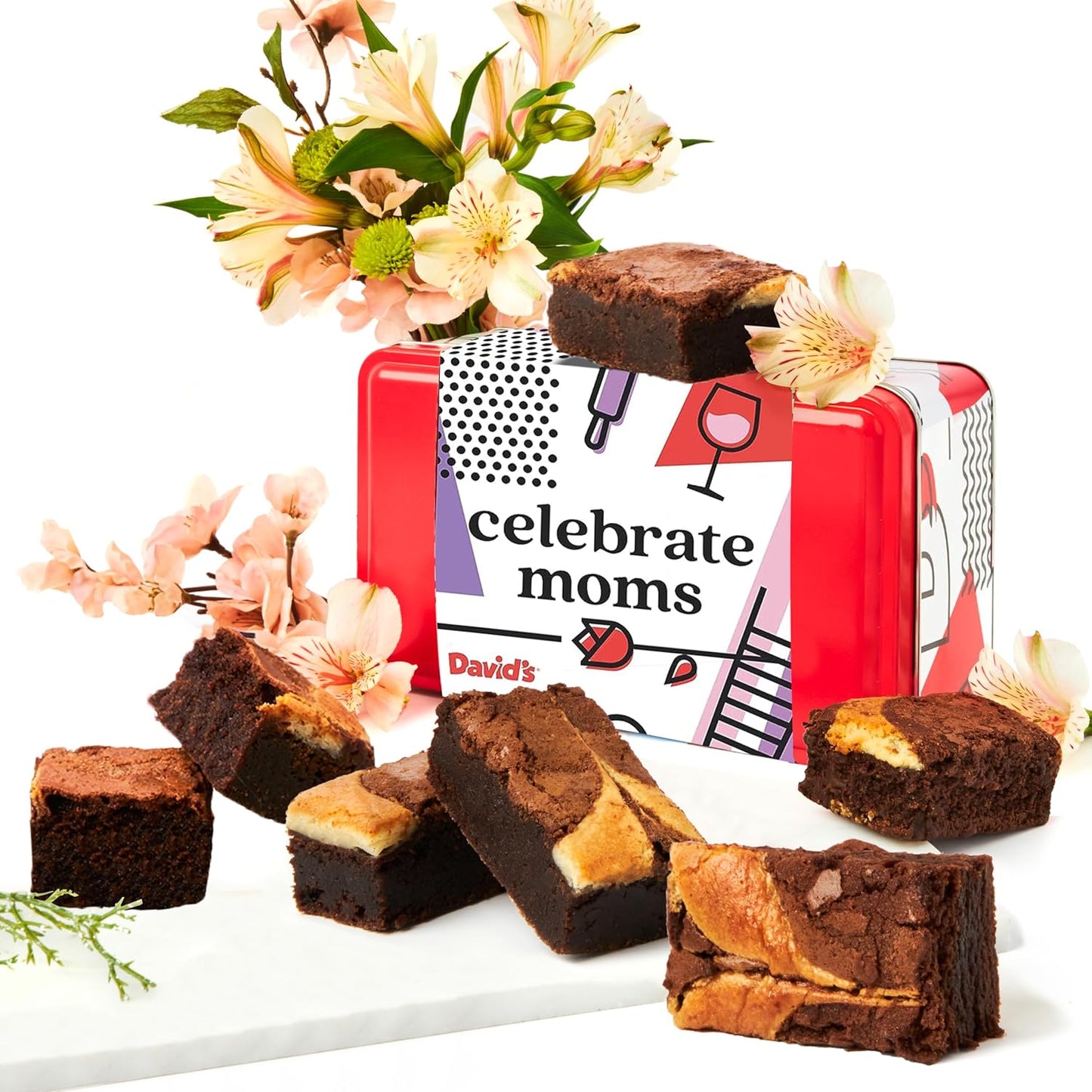 Mother's Day Cheesecake Brownies Sampler Tin