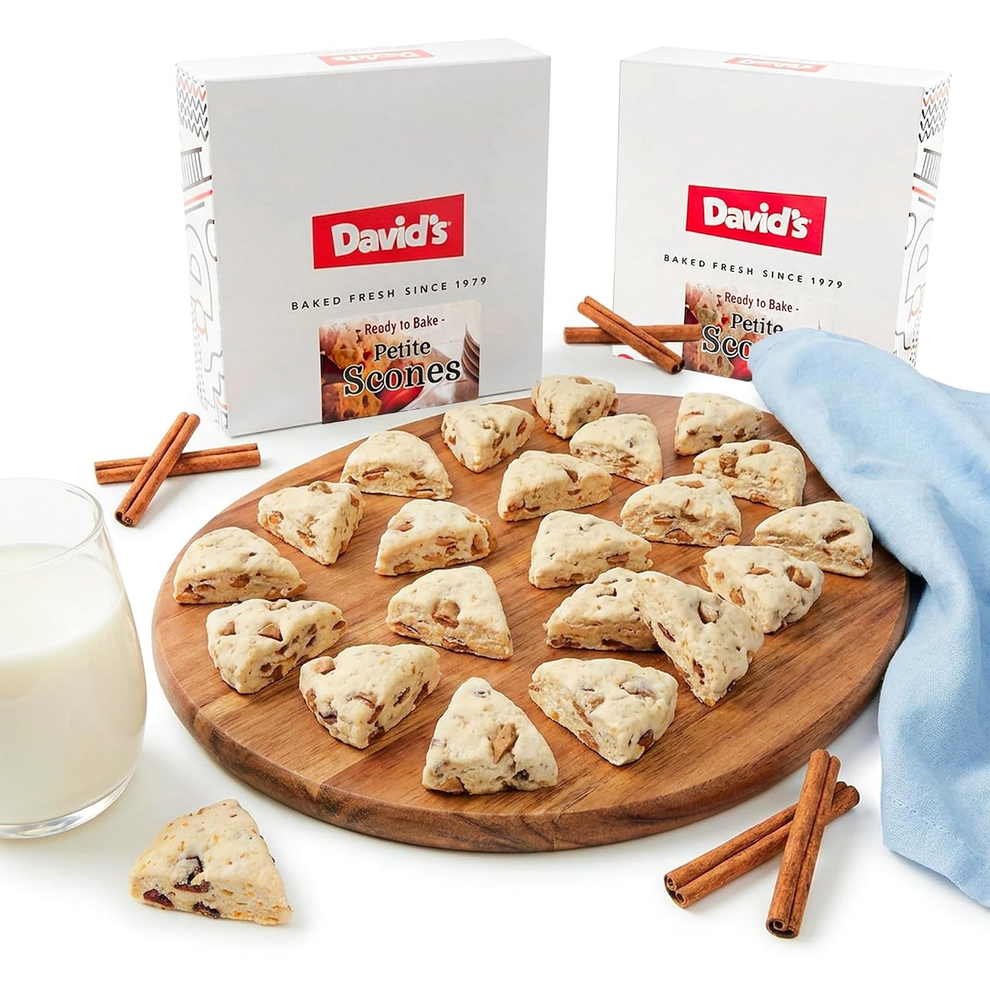 Cinnamon Chip Petite Scones 48pc