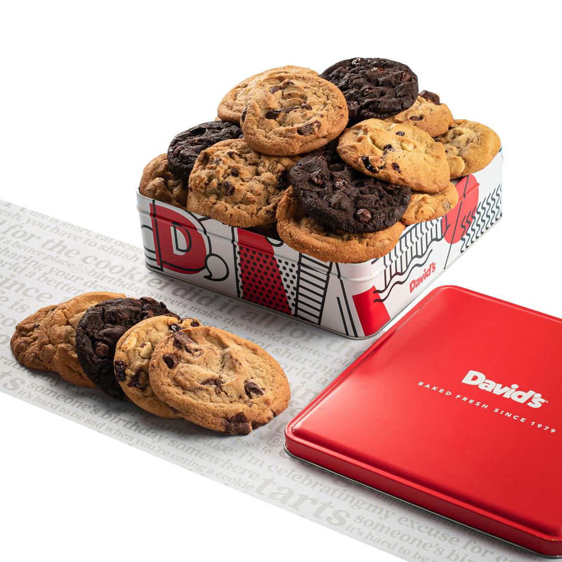 Fresh Baked Assorted Cookies Tin