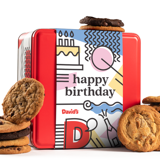 Happy Birthday Fresh Baked Assorted Cookies Tin