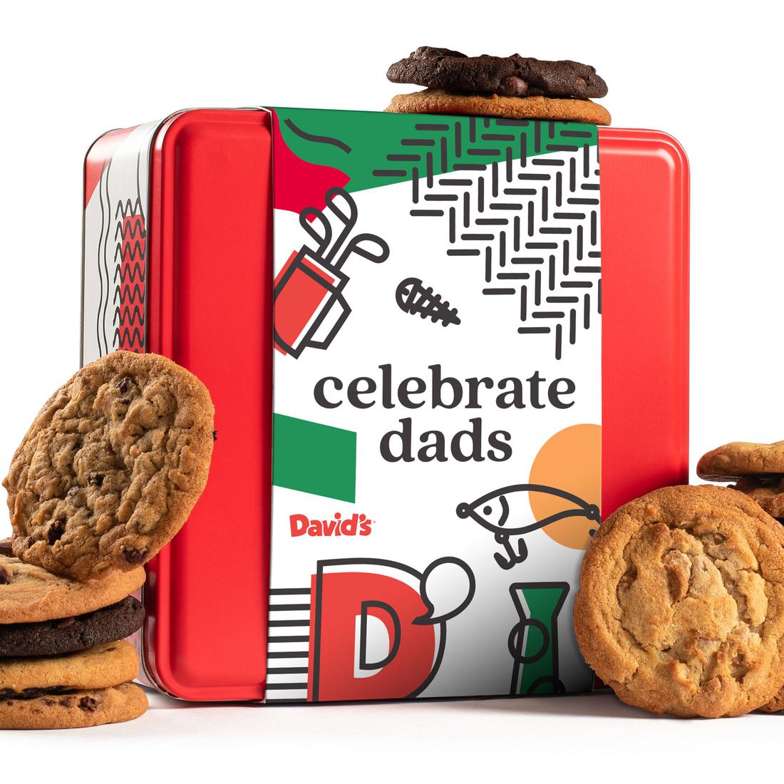 Father's Day Assorted Cookie Tin - 1LB