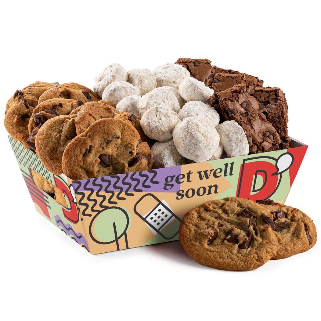 Get Well Cookie Brownie Crate