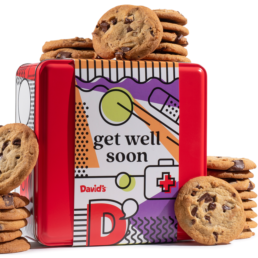 Get Well Fresh Baked Chocolate Chunk Cookie Tin - 1LB