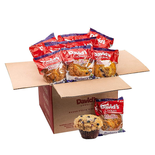 Blueberry Crumb Muffins 12 Pack - individually wrapped