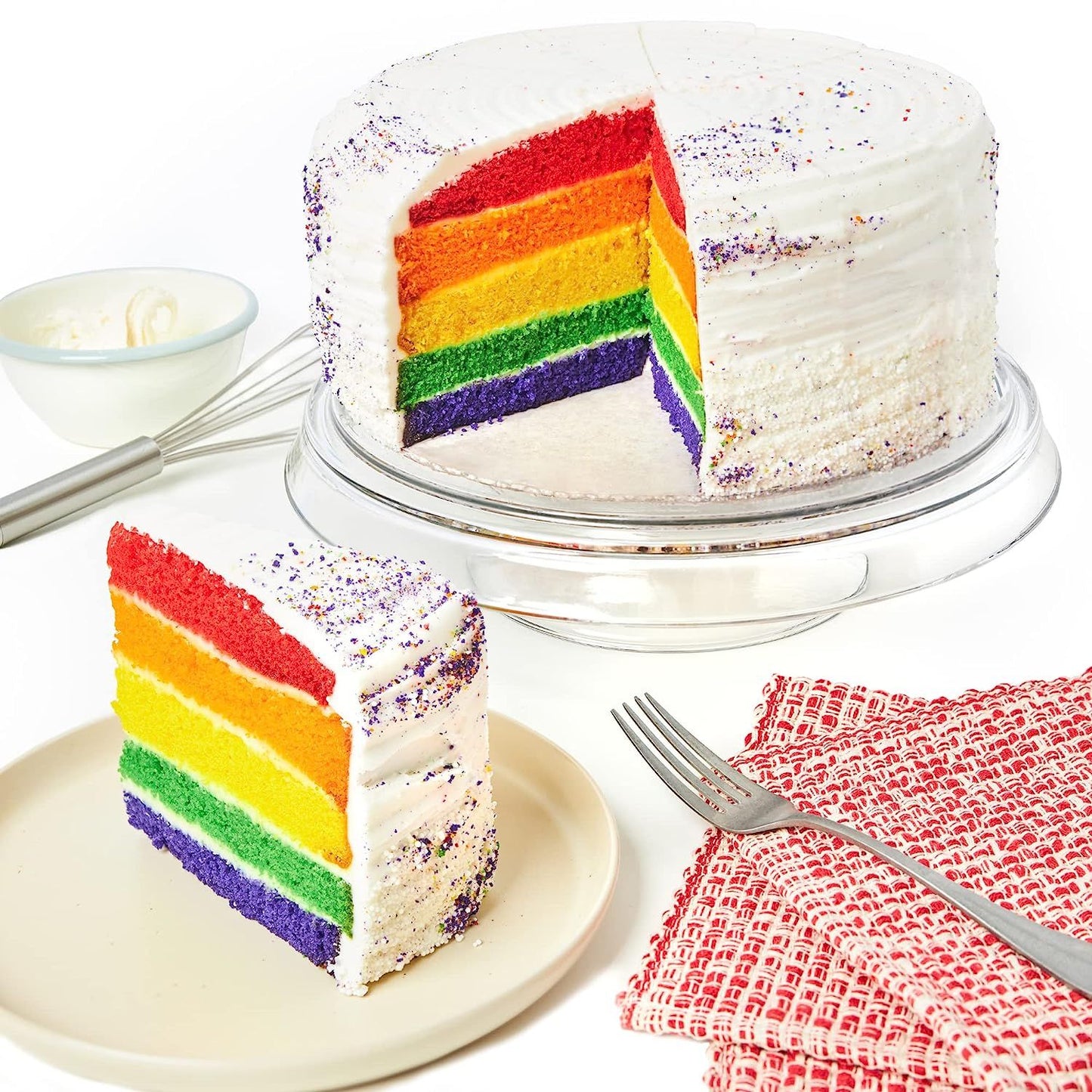 Rainbow 10" Layer Cake