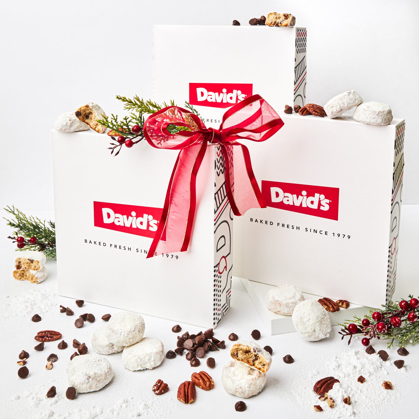 Chocolate Chip Pecan Meltaways - 3 Pack Dessert Boxes