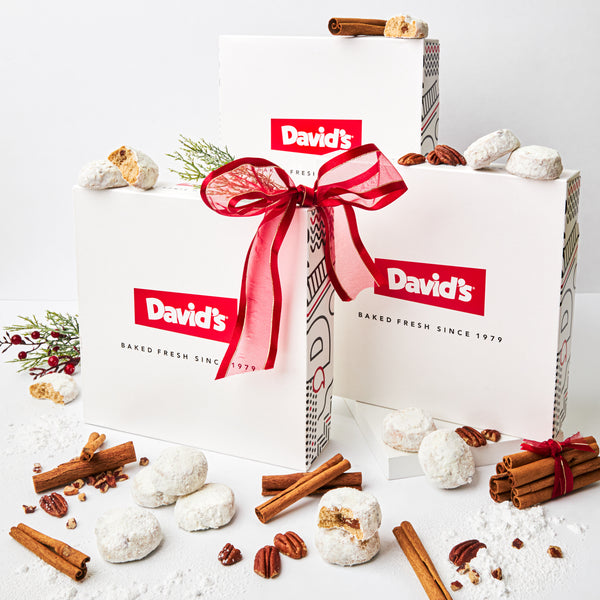 Daniel Lemons デビッドローマン 12.5 mm Cinnamon Meltaways - 3 Pack Dessert Boxes – David's Cookies