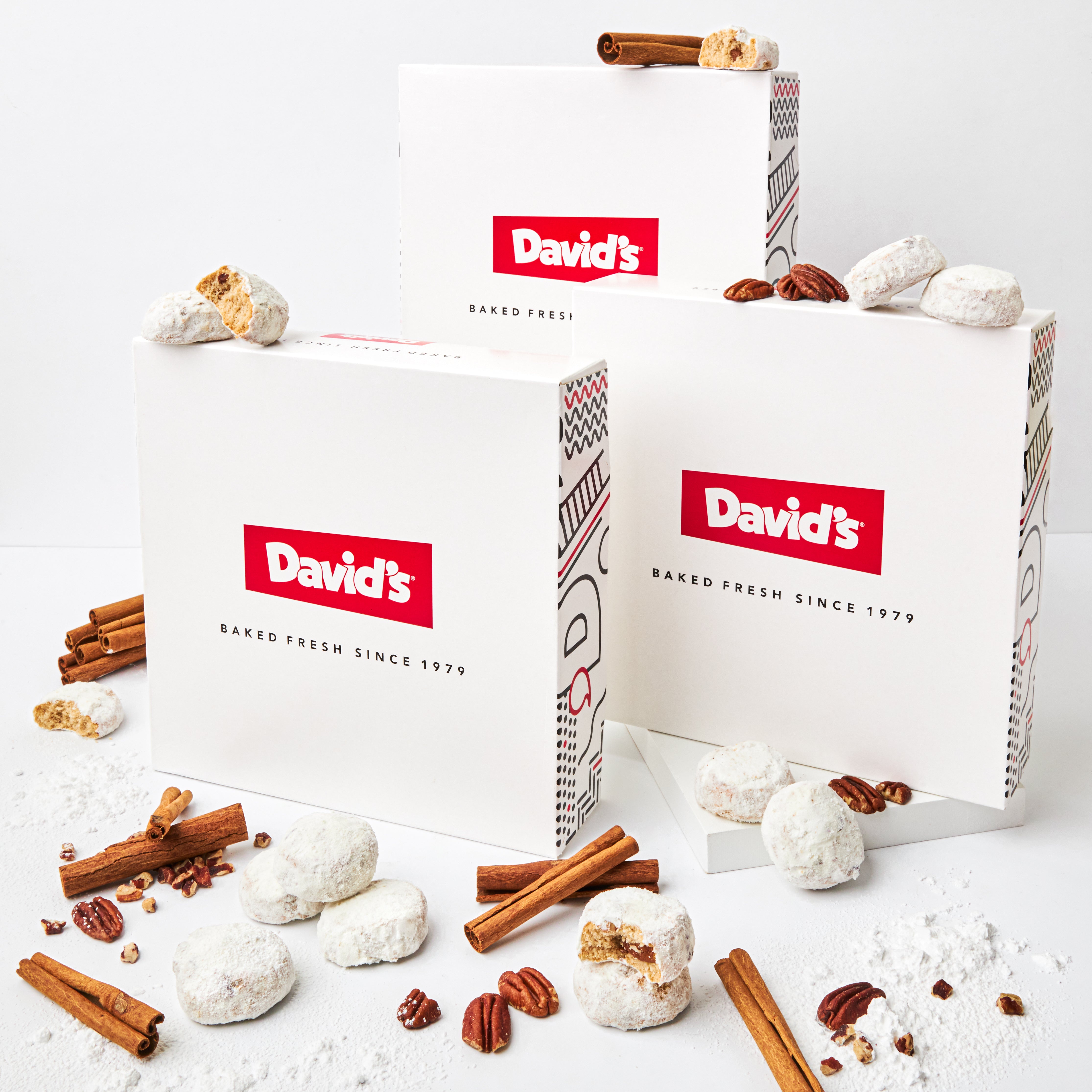 Cinnamon Meltaways - 3 Pack Dessert Boxes – David's Cookies
