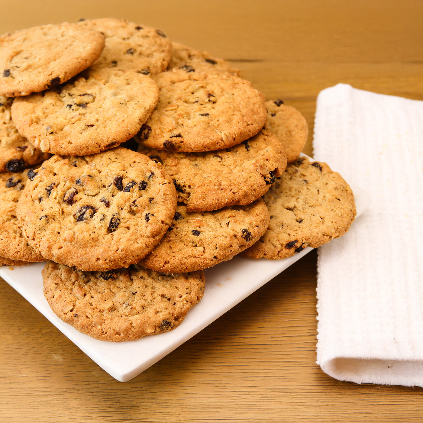 Fresh Baked Oatmeal Raisin Cookies