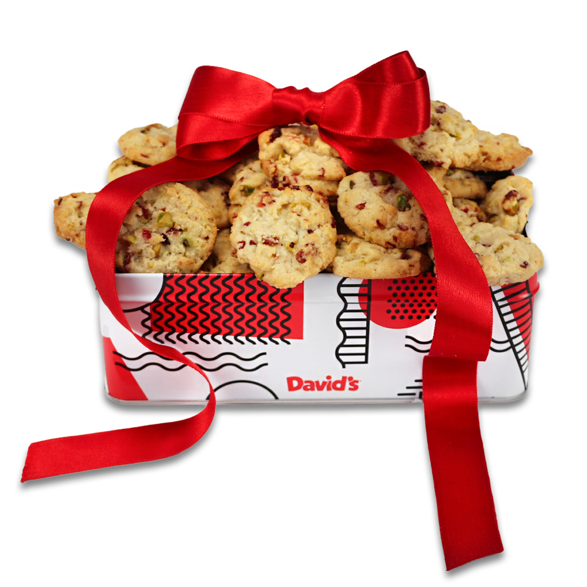 Cranberry Pistachio Biscuits Sampler tin – David's Cookies