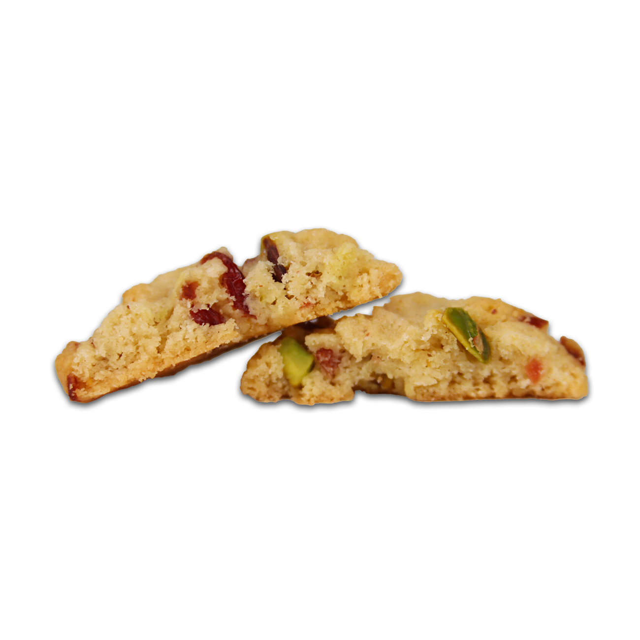 Merry Christmas Cranberry Pistachio Biscuits 16oz Tin