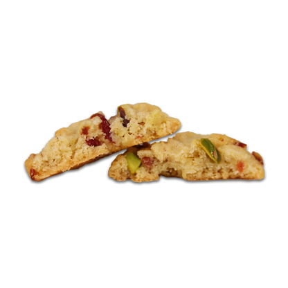 Merry Christmas Cranberry Pistachio Biscuits 16oz Tin