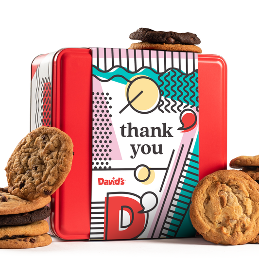 Thank You Fresh Baked Assorted Cookies Tin - 1LB