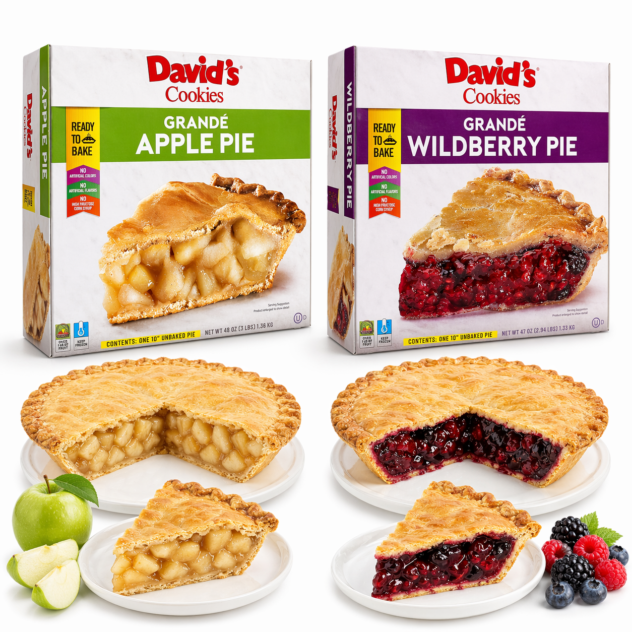 Grandé Ready to Bake Fruit Pies